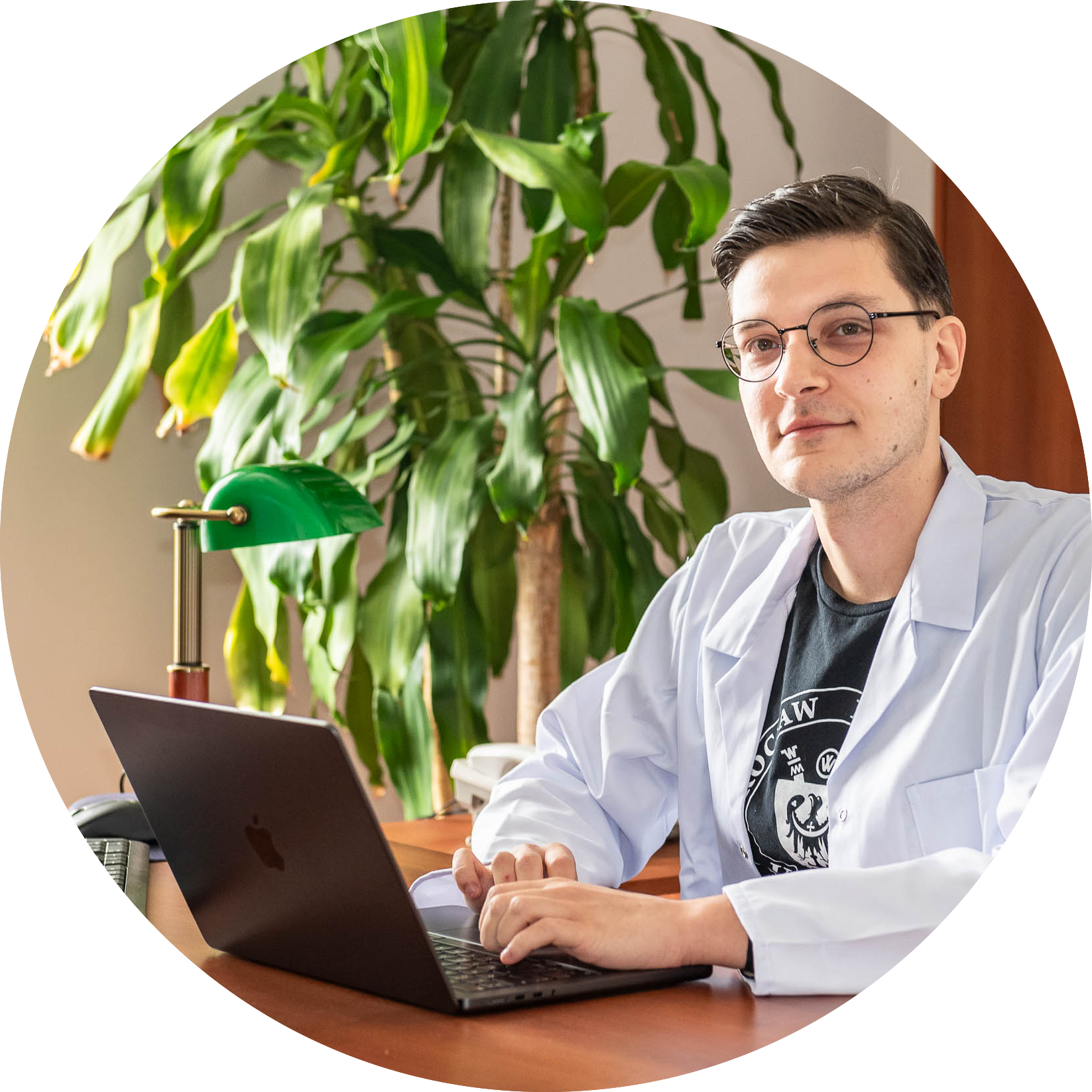 Portrait of Dr. Maciej Spiegel, Assistant Professor at Wrocław Medical University